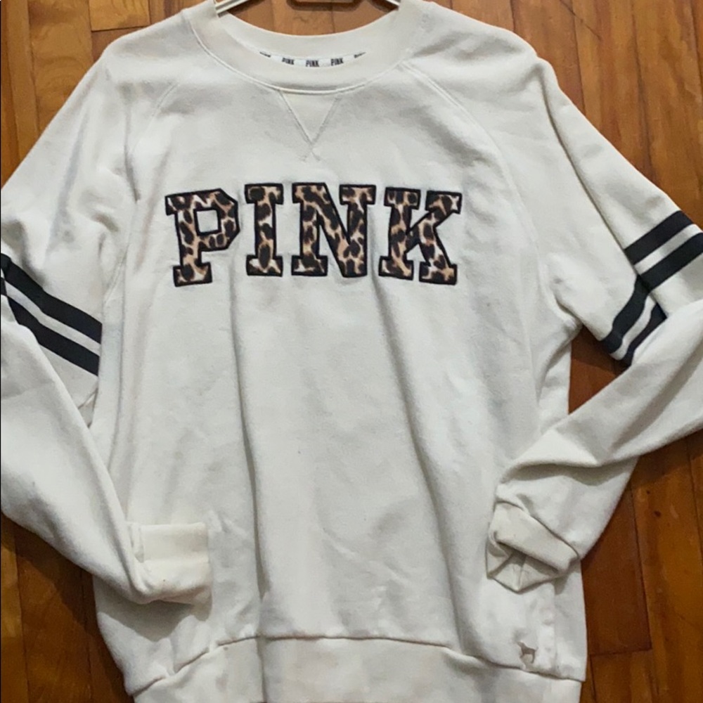Pink crew neck